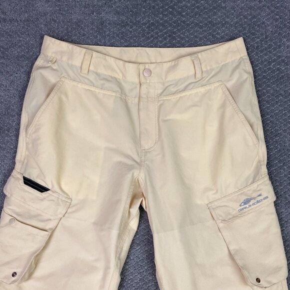 Grundens Pants Men's 36S Yellow Breakwater Cargo Outdoor Fishing Fit 36 x 26 - Picture 2 of 14